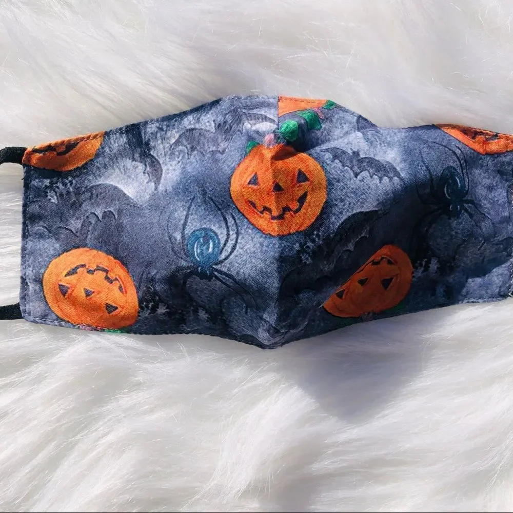 Brand New Halloween Kids‎ Face Mask One Size Adjustable Strap (KIDS MASK)